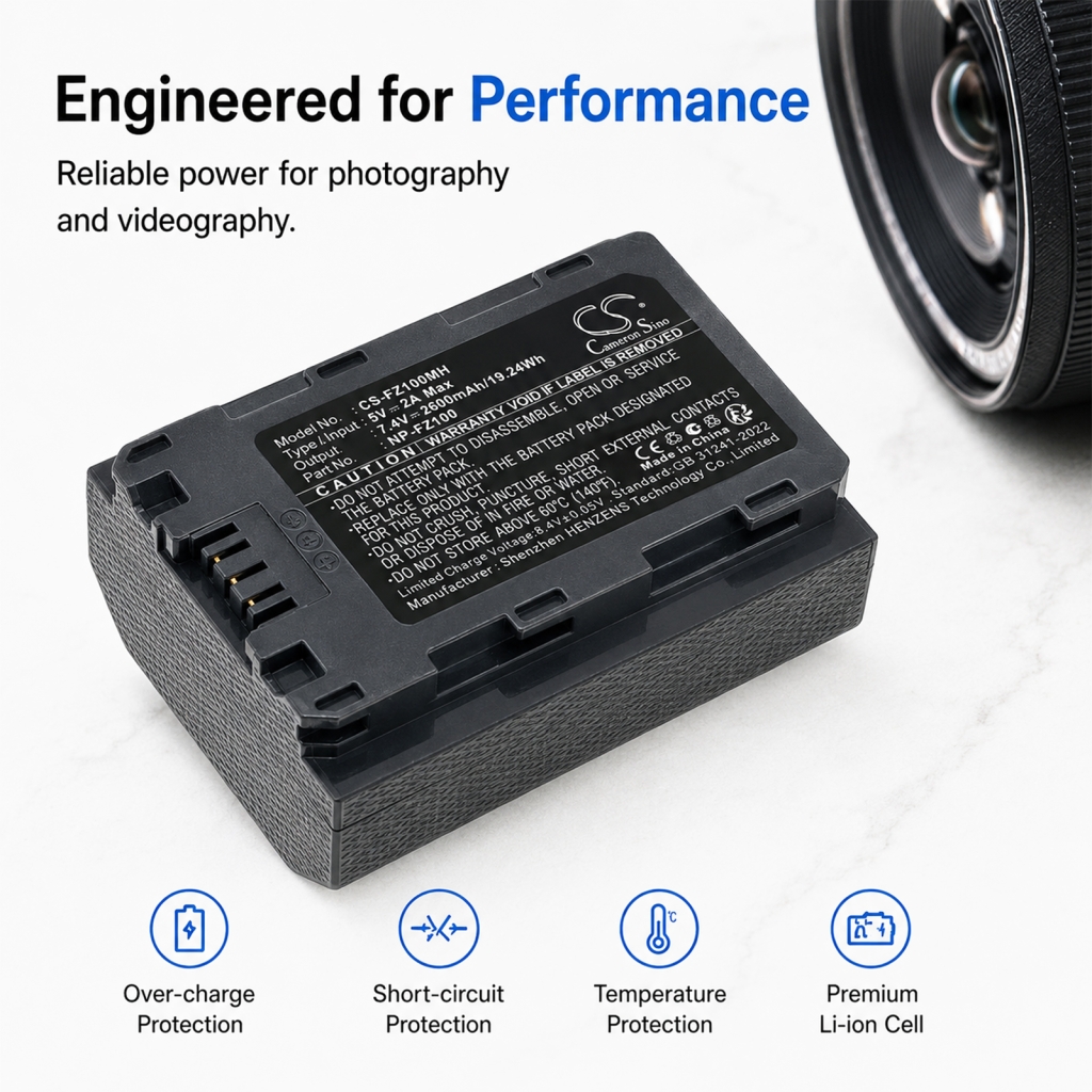 Batterij compatibel met Sony CS-FZ100MH