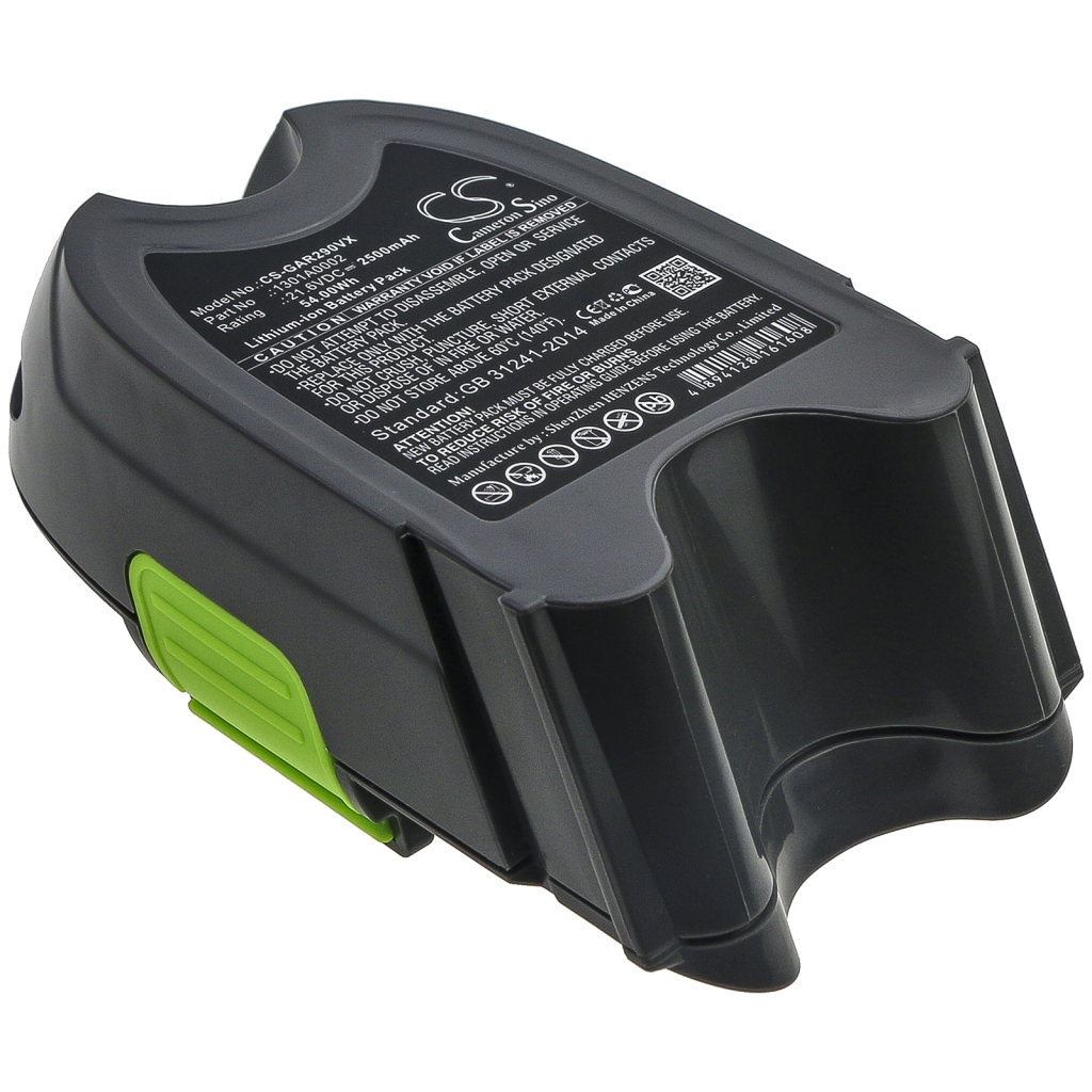 Compatibele batterijvervanging voor Gtech 1301A0002