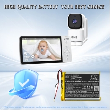 Compatibele batterijvervanging voor GHB BAT-BBM-A1