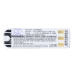 Batterij compatibel met Garmin CS-GM4SL