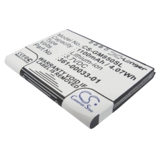 Compatibele batterijvervanging voor Garmin 010-10987-03,361-00033-00,361-00033-01