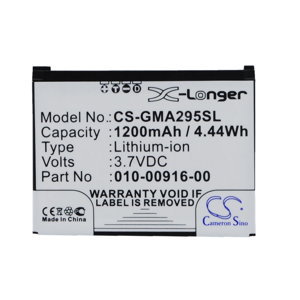 Batterij compatibel met Garmin CS-GMA295SL