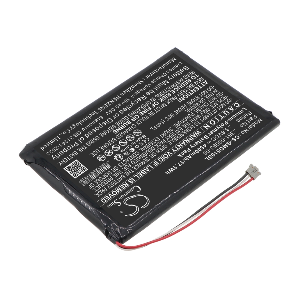 Batterij compatibel met Garmin CS-GMD510SL