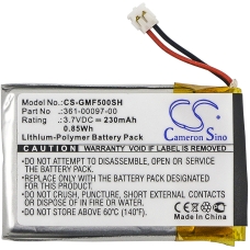 Compatibele batterijvervanging voor Garmin 361-00097-00