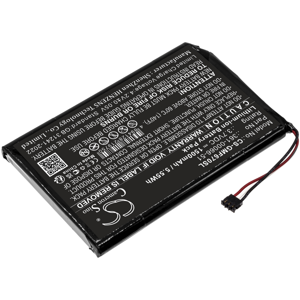 GPS, Batterie de navigation Garmin CS-GMF670SL