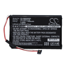 Remplacement de batterie compatible pour Garmin 361-00035-06