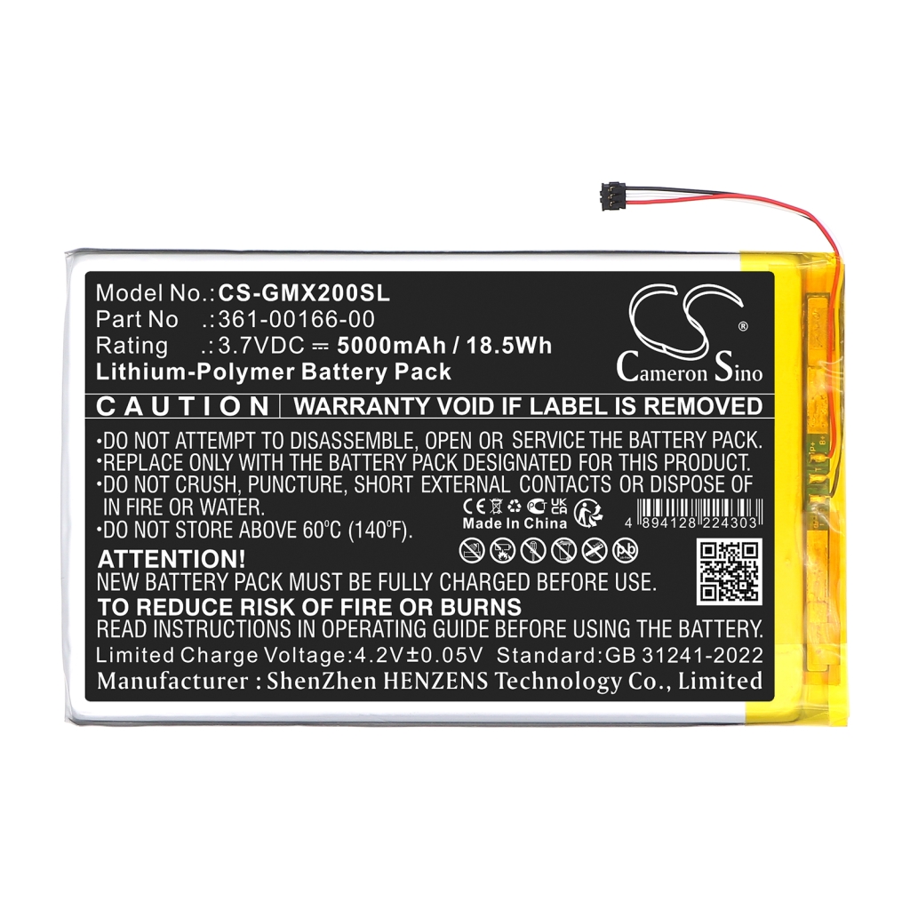 GPS, Navigator Batterij Garmin CS-GMX200SL