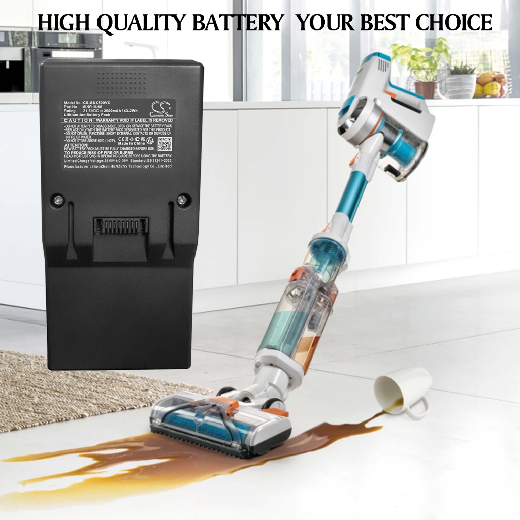 Batterijen voor stofzuigers Genius CS-GNX500VX