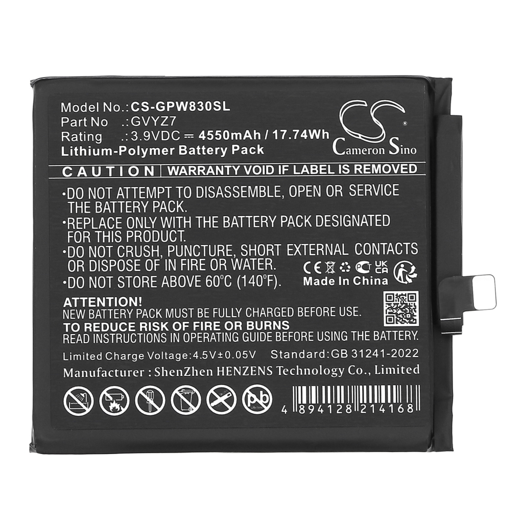 Batterijen Vervangt GVYZ7