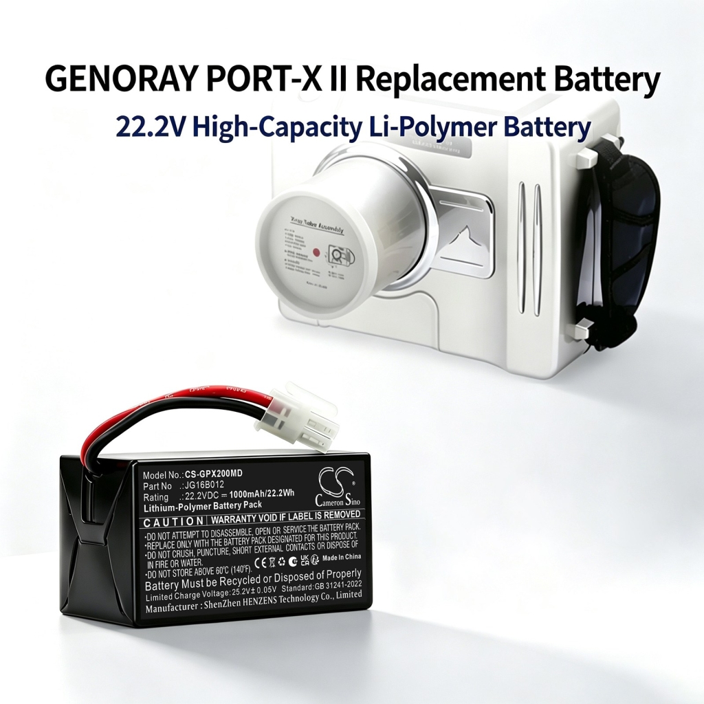 Batterijen compatibel met GENORAY PORT-X Ⅱ CS-GPX200MD