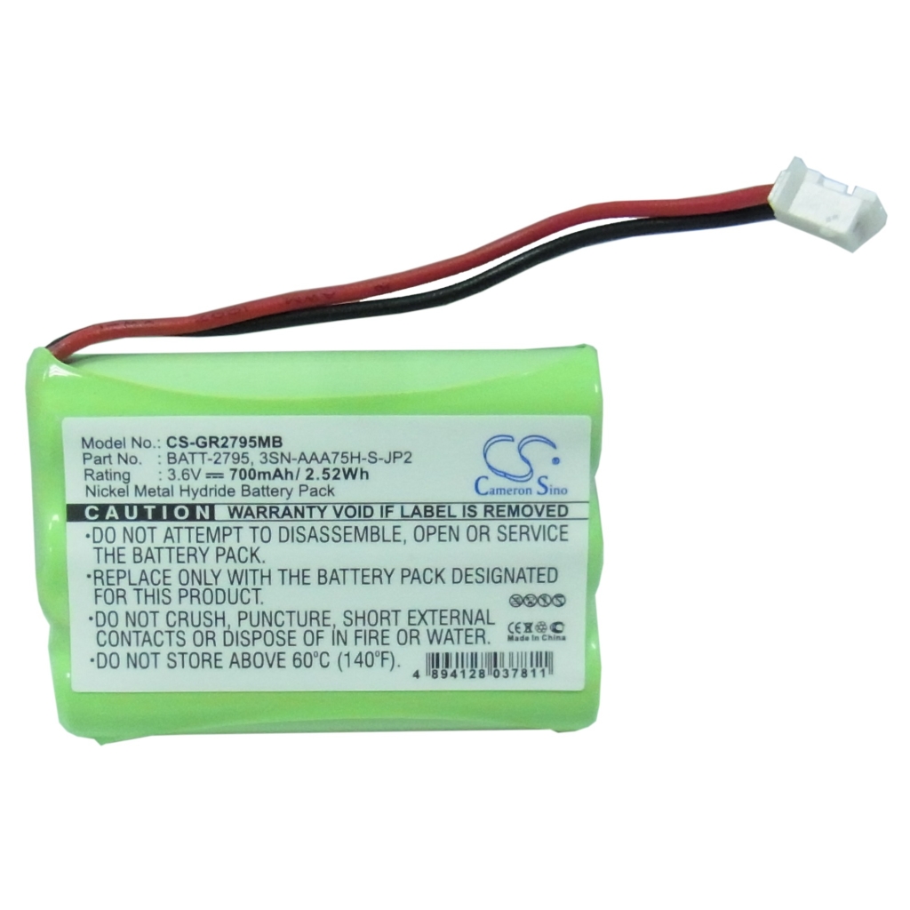Draadloze telefoon batterij Lucent CS-GR2795MB