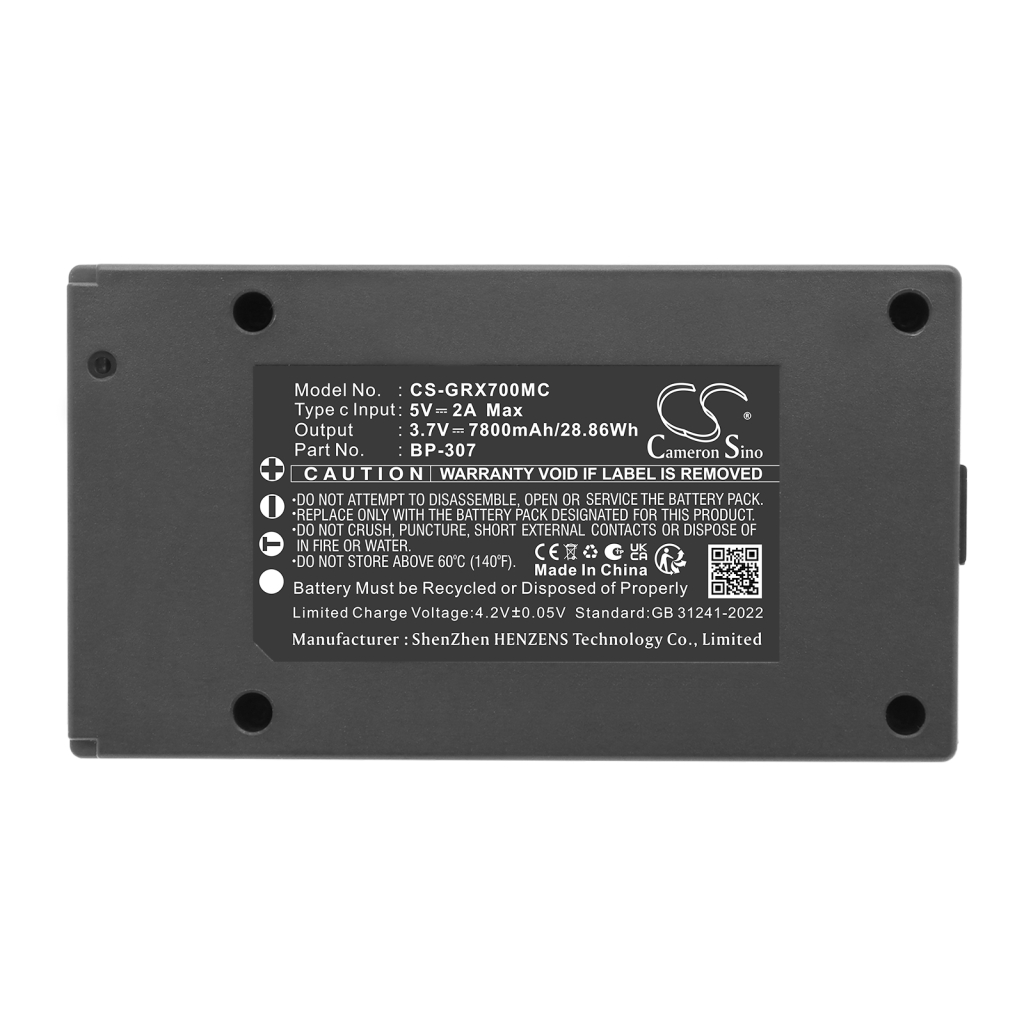 Batterij compatibel met Gardepro Meidase CS-GRX700MC