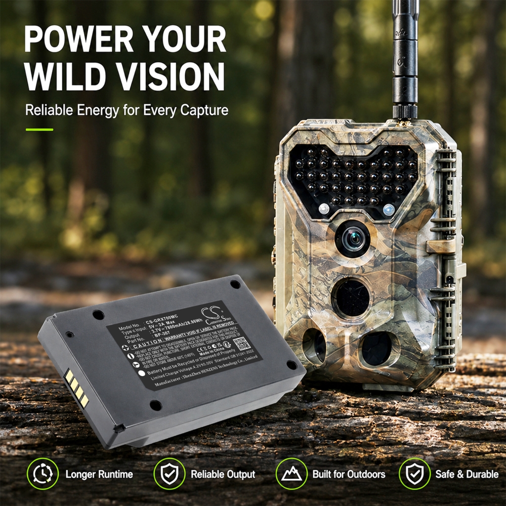 Batterij compatibel met Gardepro Meidase CS-GRX700MC