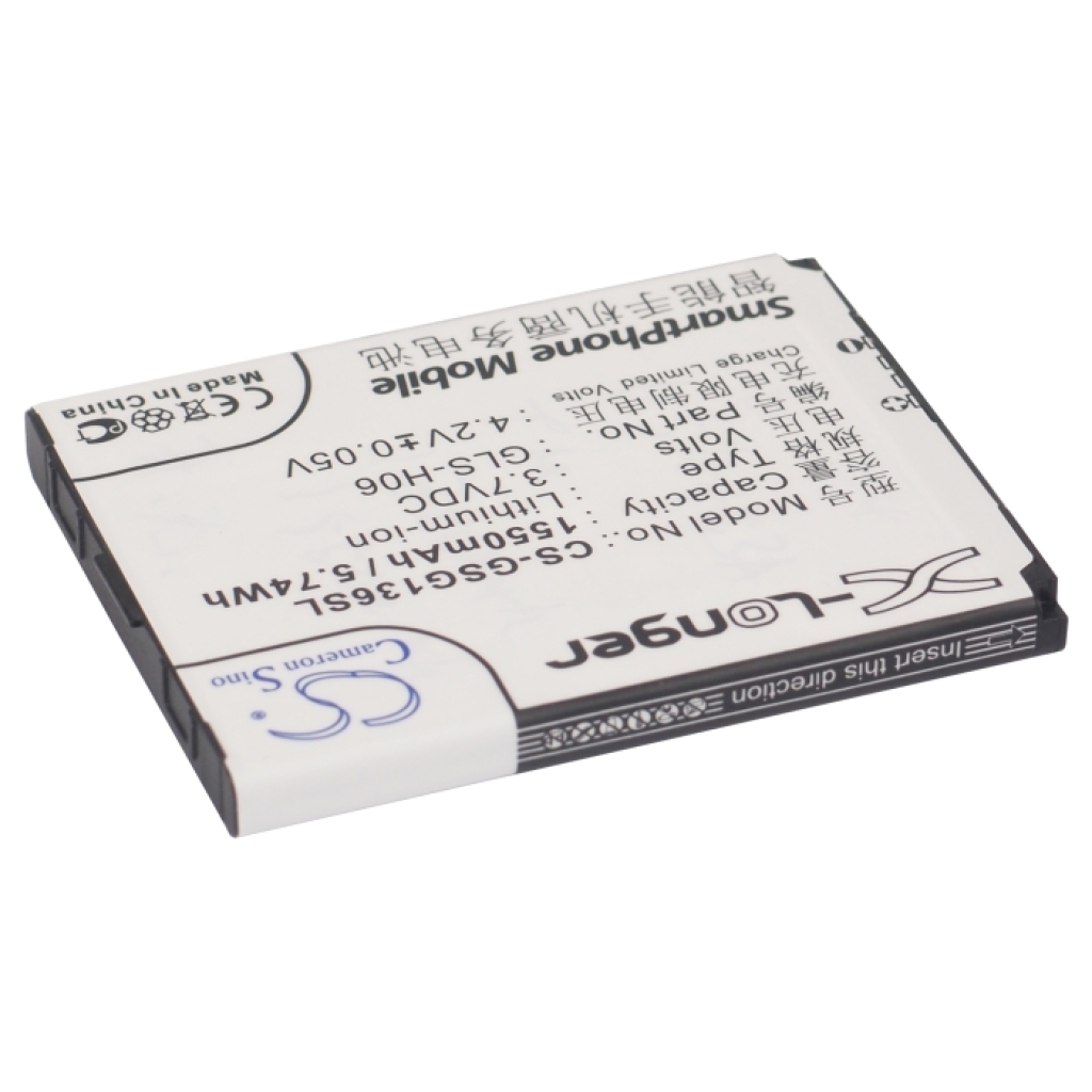Battery compatible with Gigabyte GSmart CS-GSG136SL