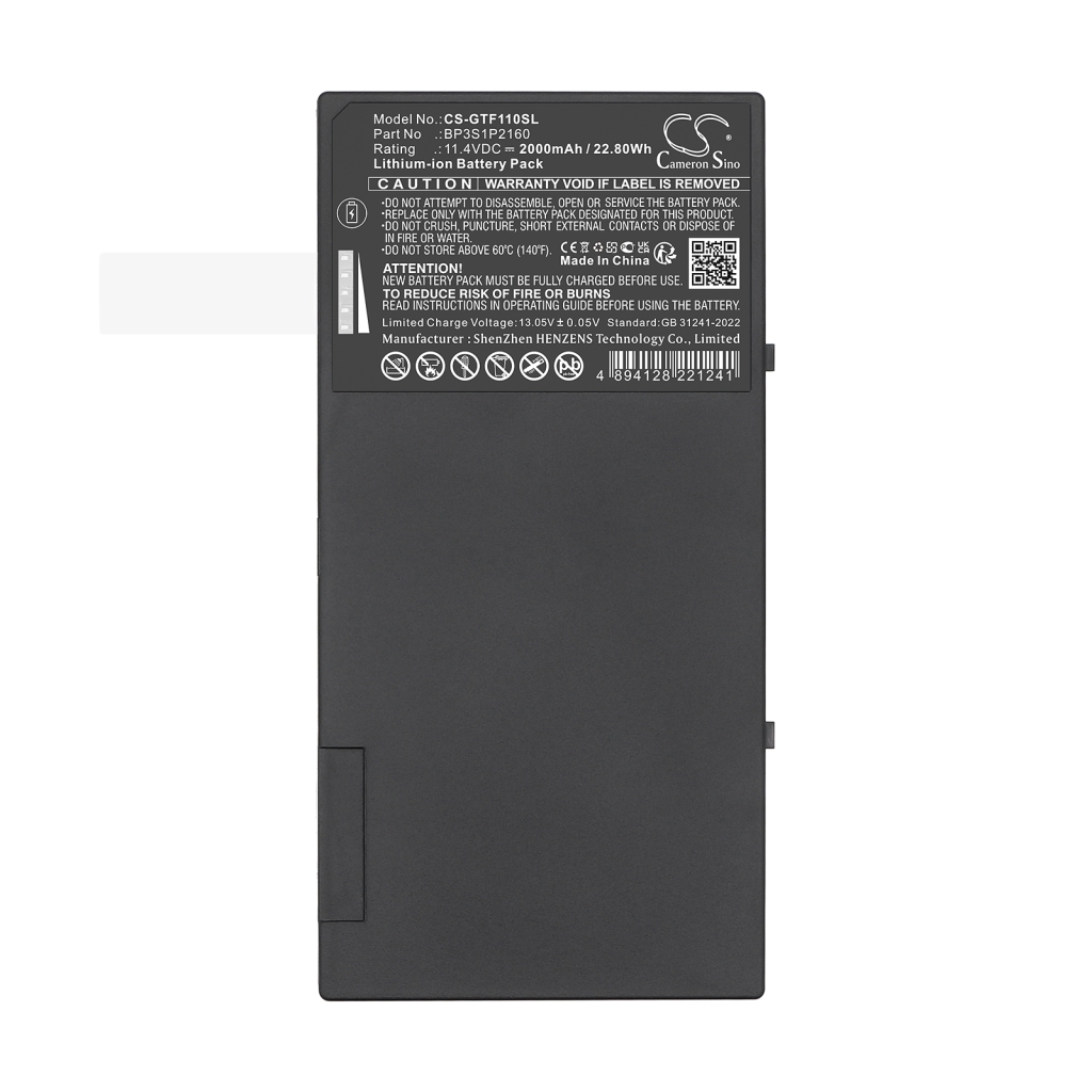 Tablet batterijen Getac CS-GTF110SL