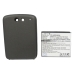 Cameron Sino CS-HDE200XL voorlabelweergave: 2400mAh 8,8Wh Rechargeable Li-ion, donkere verlengde achterklep