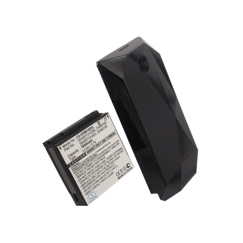 Cameron Sino CS-HDM100XL schuin achteraanzicht, voor HTC Diamond, leesbaar label