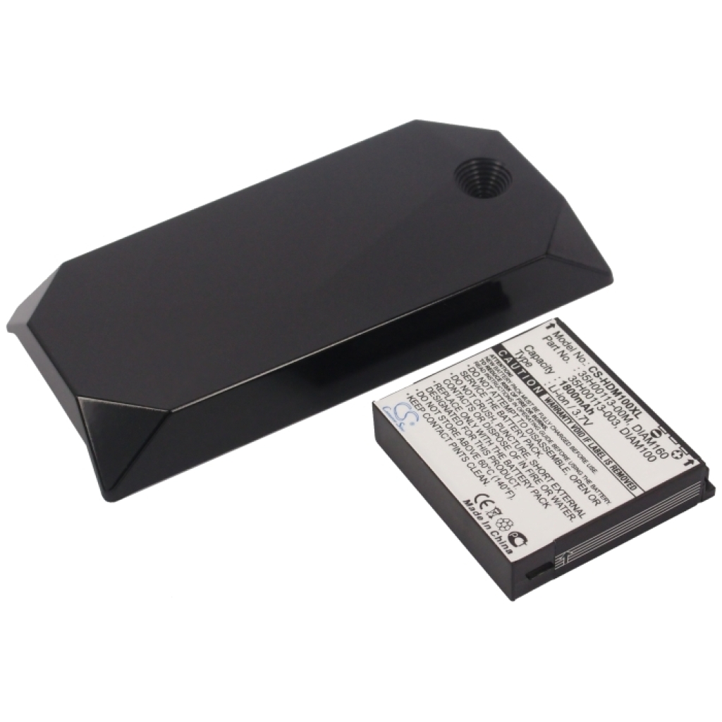 Cameron Sino CS-HDM100XL bovenaanzicht, voor HTC Diamond, accu en klep van boven
