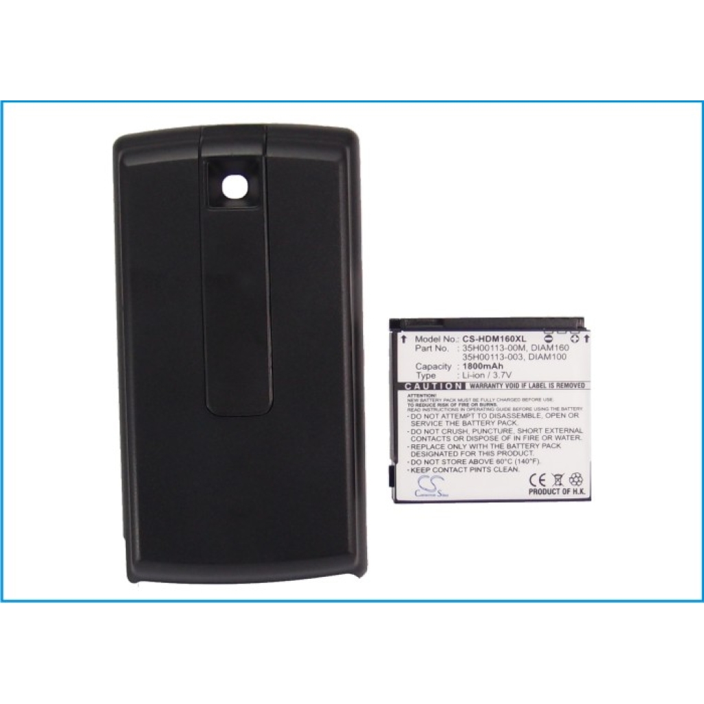 Batterij compatibel met HTC SoftBank T-Mobile CS-HDM160XL