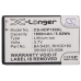 Cameron Sino X-Longer CS-HDP180XL etiketaanzicht: 1600mAh Li-ion, voor HTC Rhodium