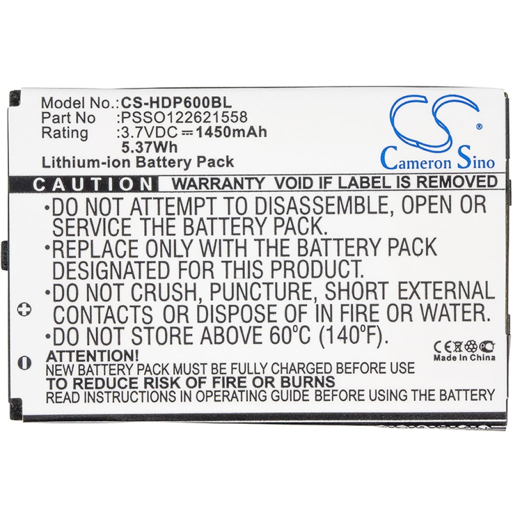 Batterij barcode, scanner HandHeld CS-HDP600BL