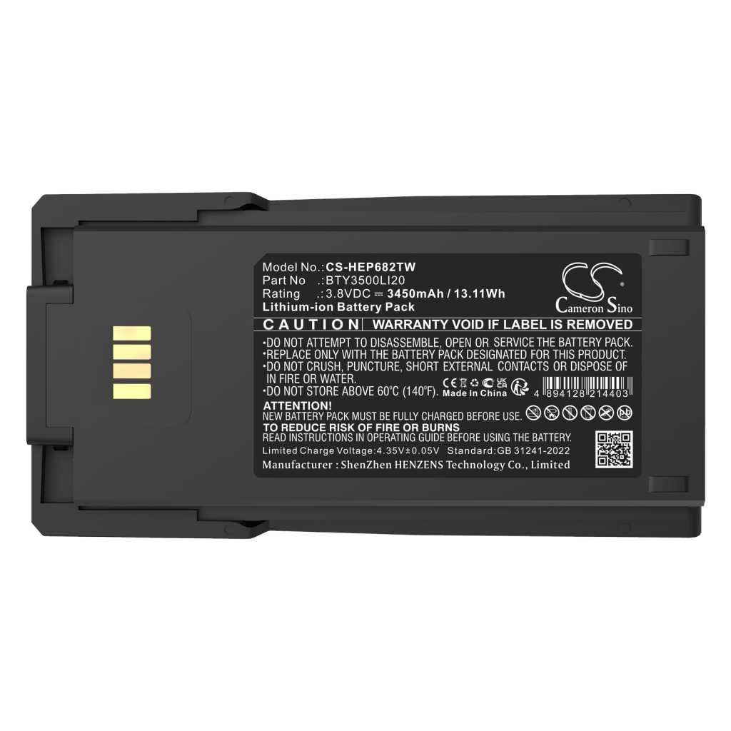 Batterijen Vervangt BTY3500LI20