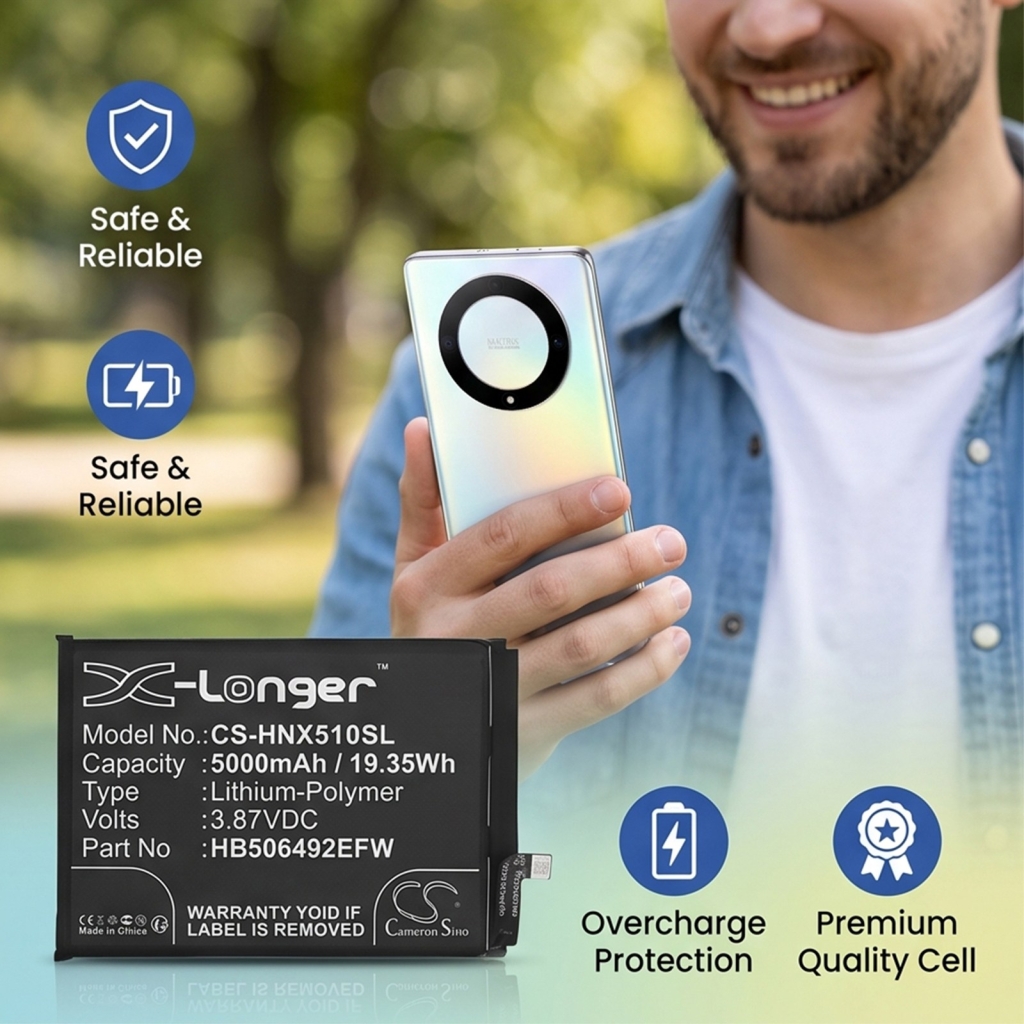 Batterijen compatibel met Honor Magic 5 Lite CS-HNX510SL