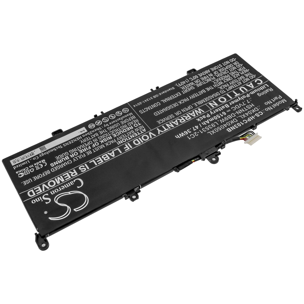 Batterijen Vervangt DK04XL