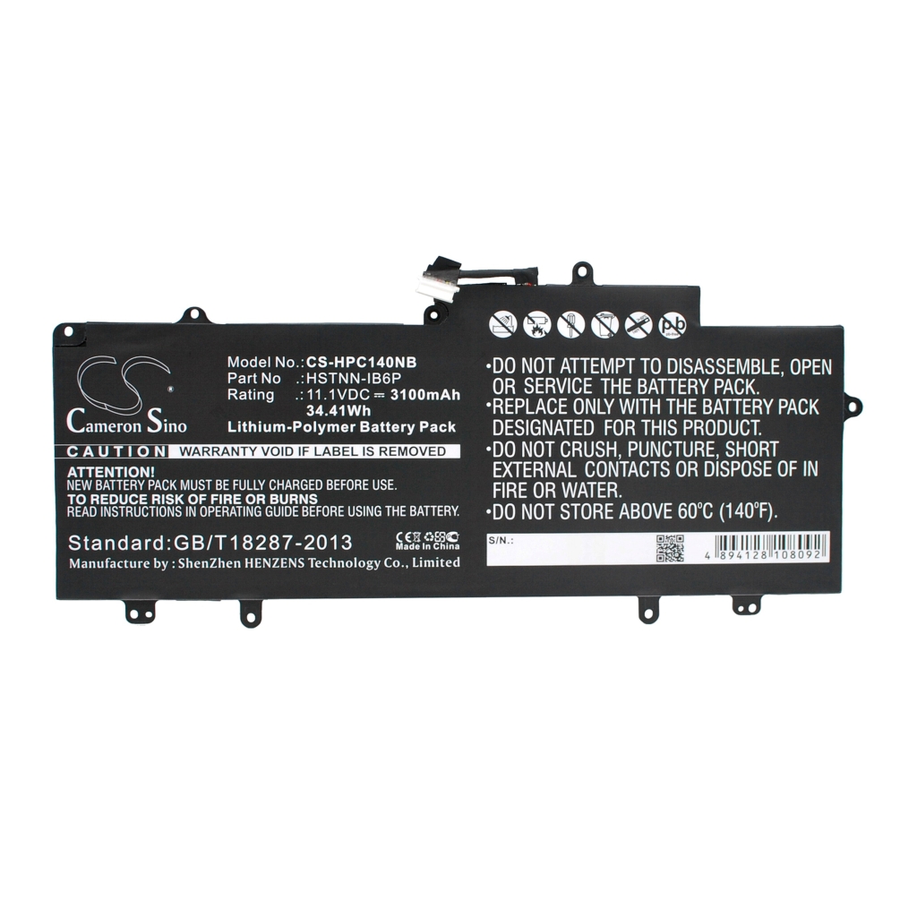 Batterij Vervangt BO03037XL