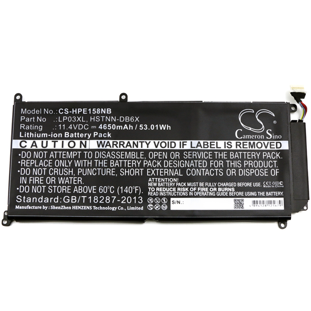 Notebook batterij HP Envy 15-AE104no