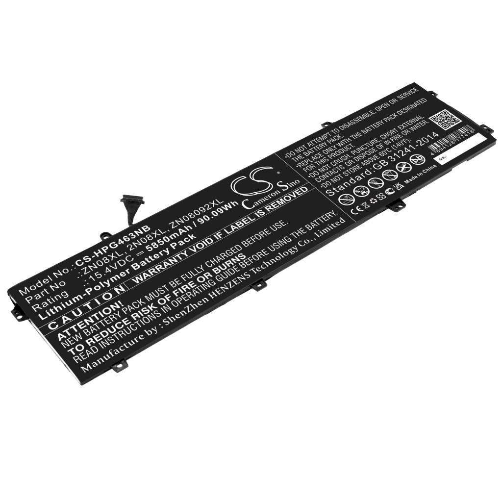 Batterij Vervangt ZN08092XL