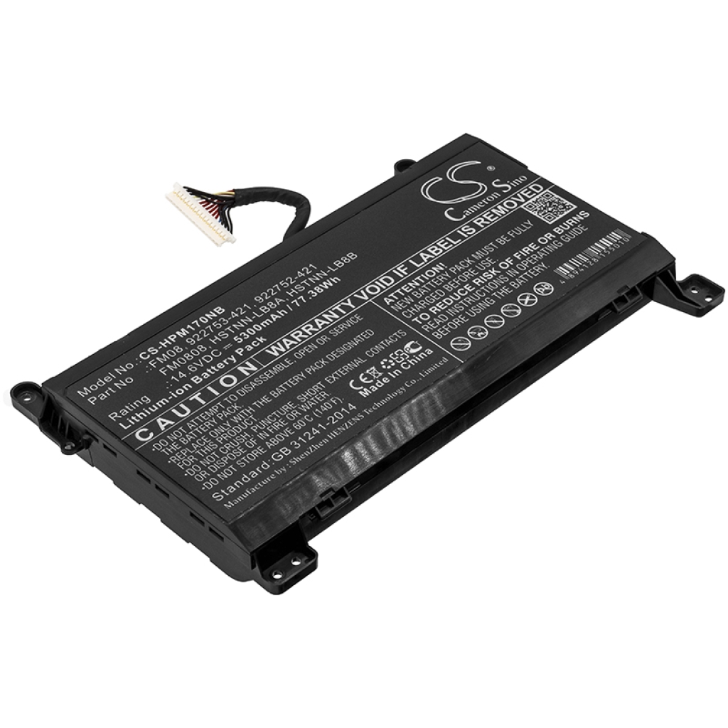 Notebook batterij HP Omen 17-AN033TX