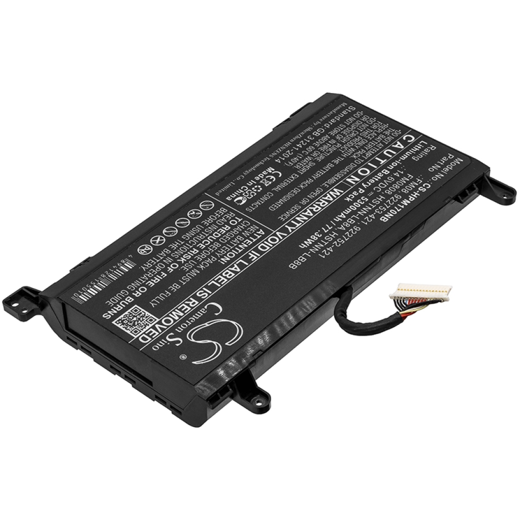 Notebook batterij HP Omen 17-AN033TX