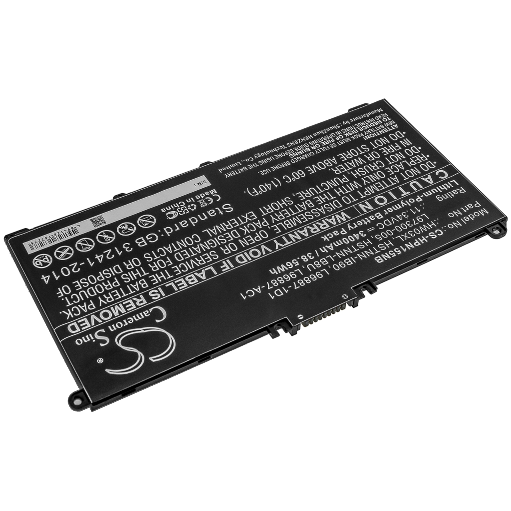 Batterijen Vervangt HW03XL