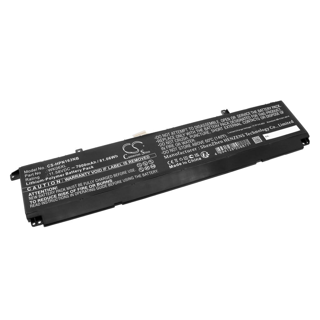 Batterijen Vervangt WK06XL