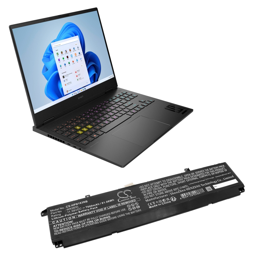 Batterijen Vervangt WK06XL