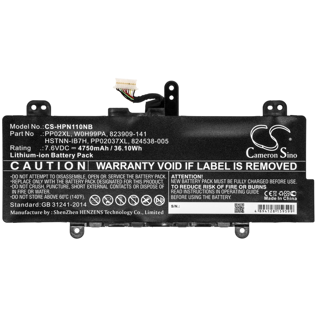 Batterij Vervangt PPO2XL