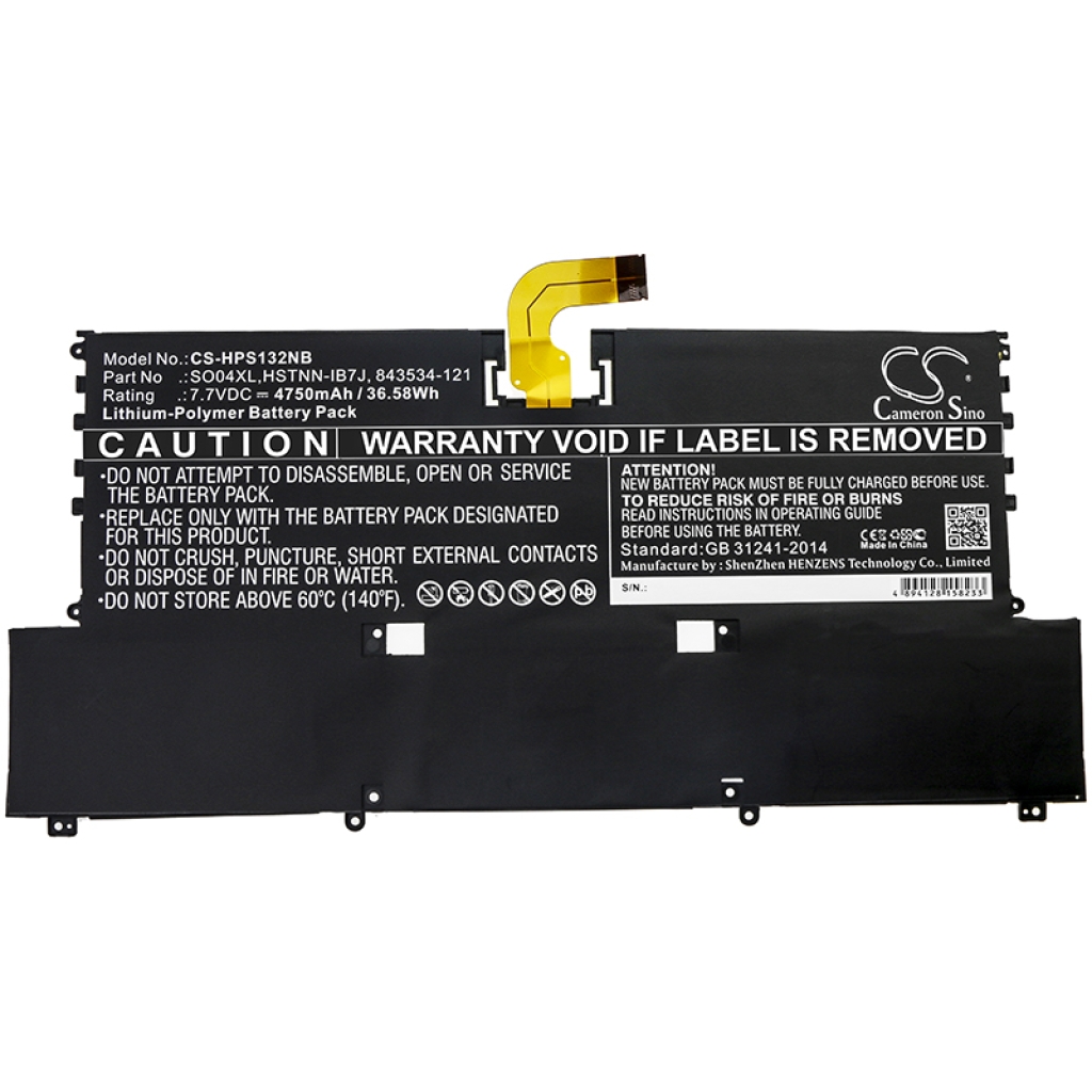 Notebook batterij HP Spectre 13-V102NF