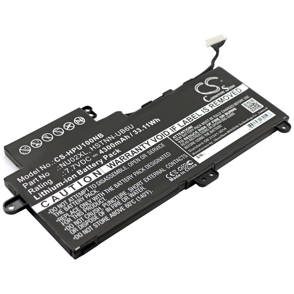 Batterij Vervangt NU02XL