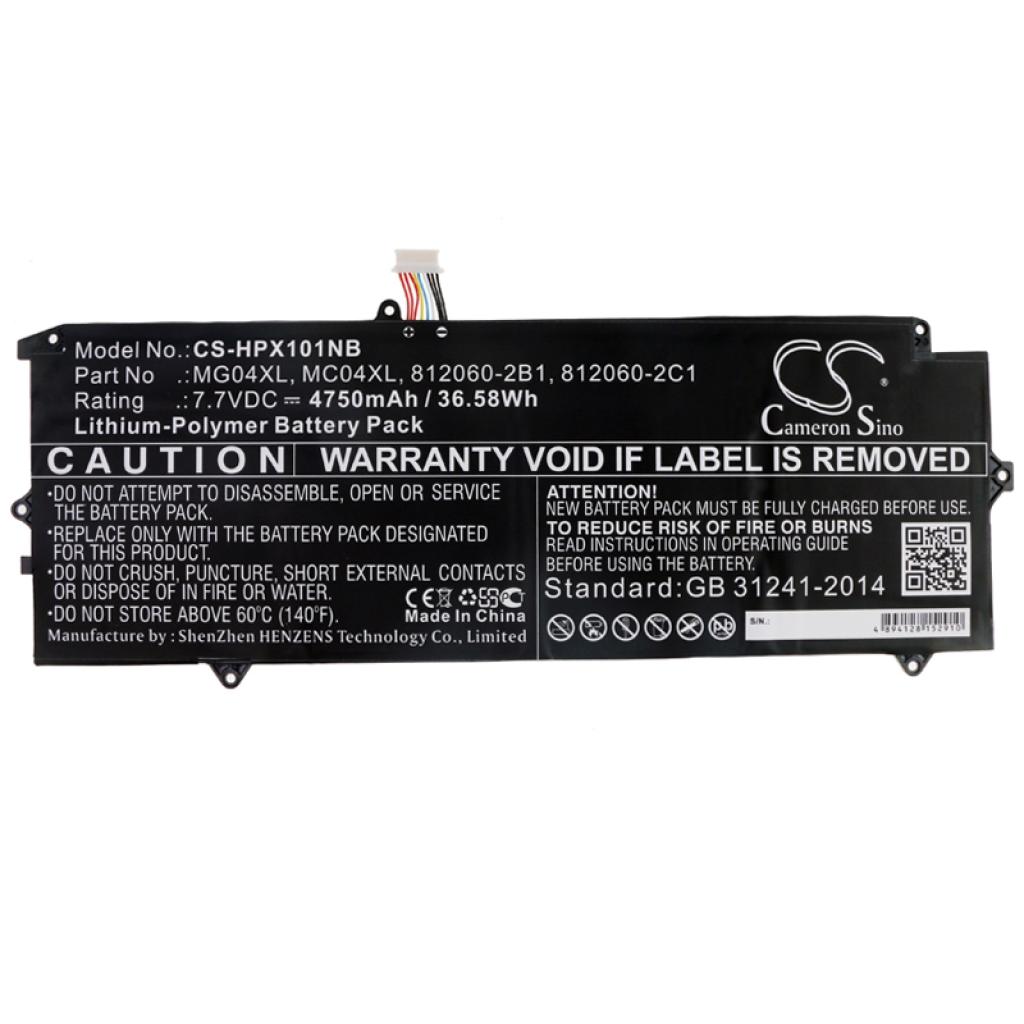 Batterij Vervangt MG04XL