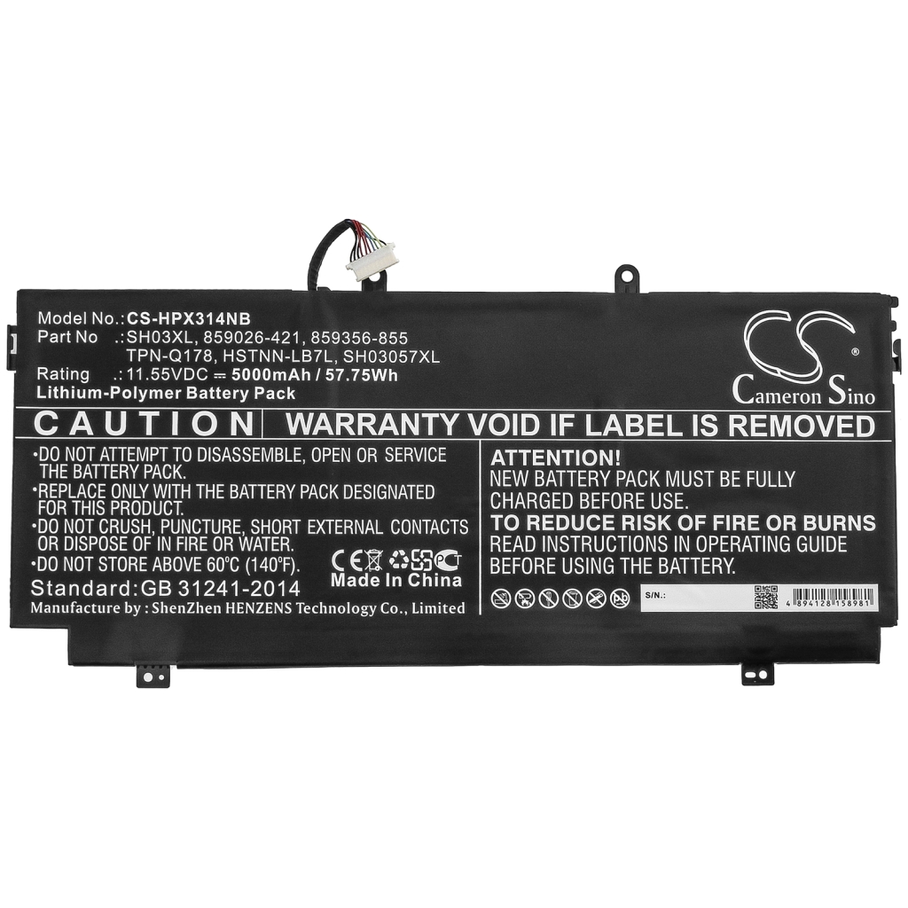 Notebook batterij HP Spectre X360 13-AC024TU