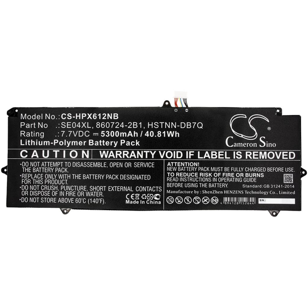 Batterij Vervangt SE04XL