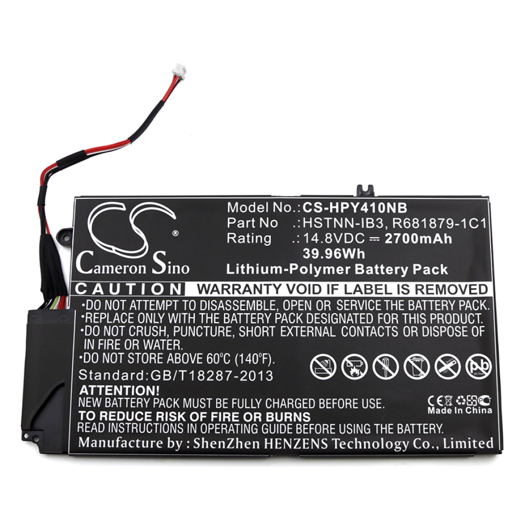 Batterij Vervangt EL04052XL