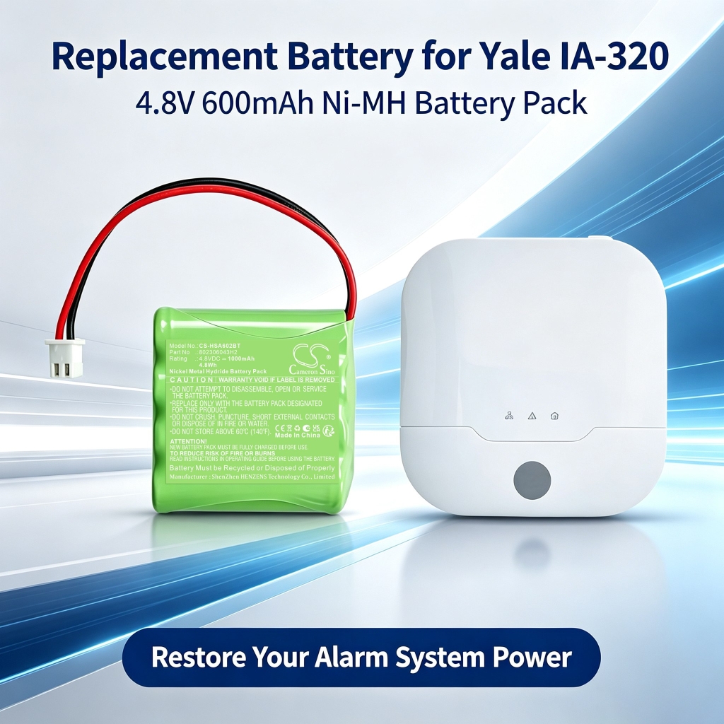 Batterijen compatibel met Yale IA-320 IA-320 CS-HSA602BT