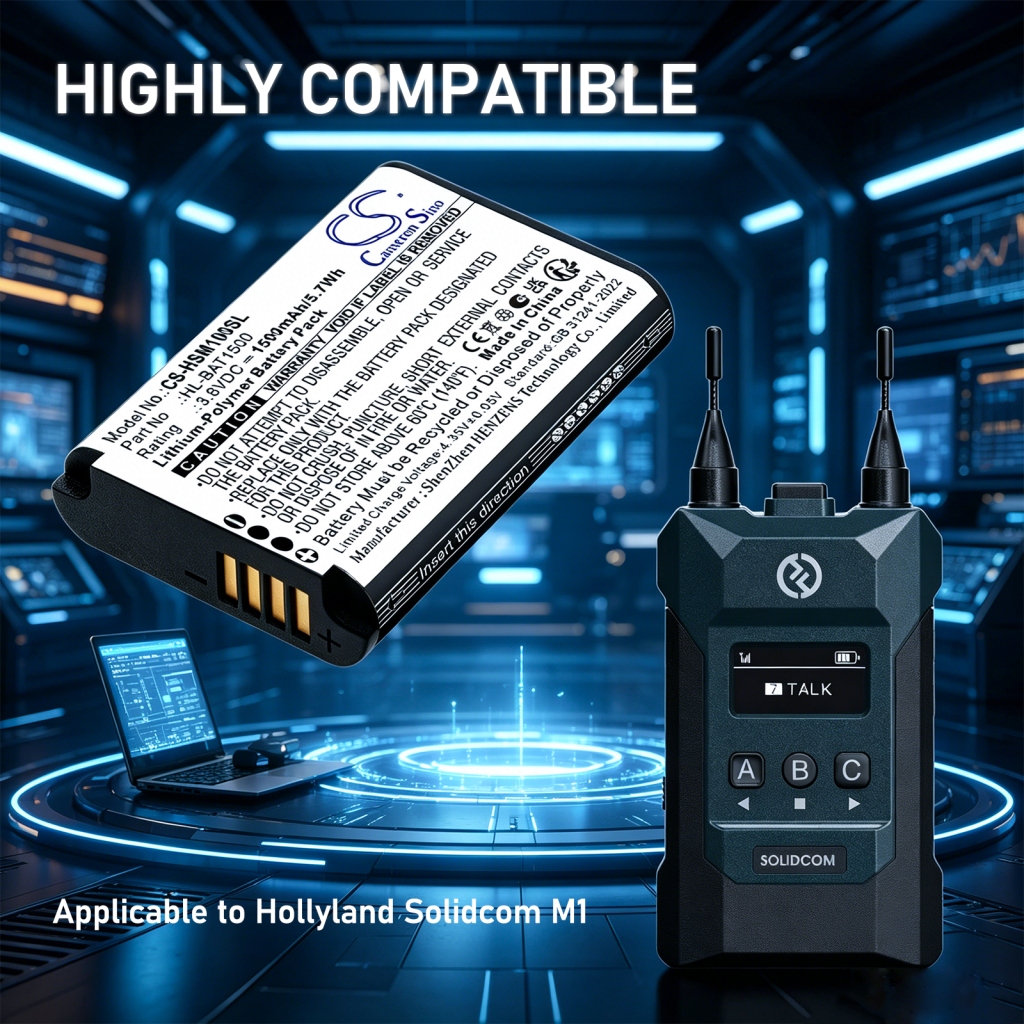 Batterij compatibel met Hollyland CS-HSM100SL