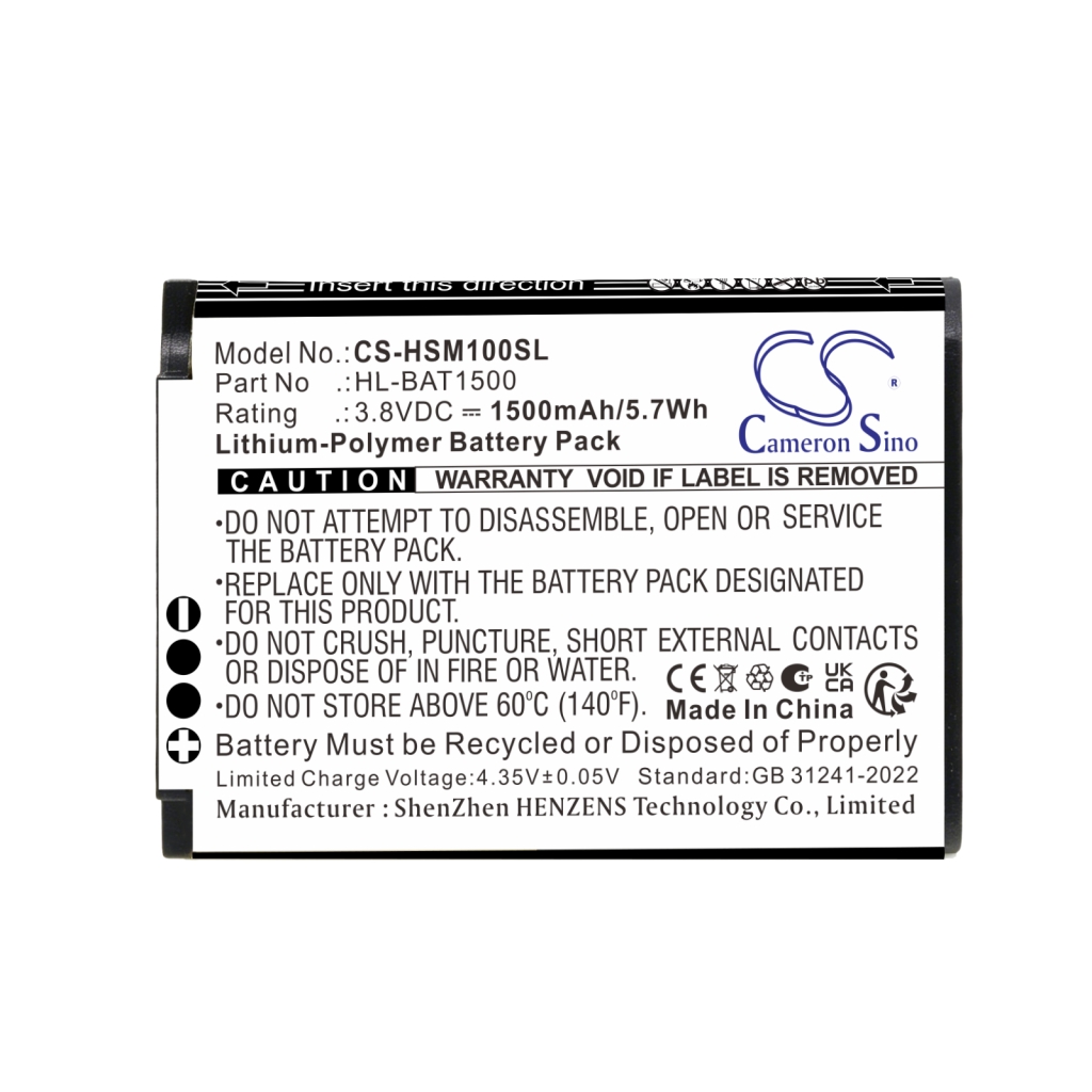 Batterij compatibel met Hollyland CS-HSM100SL