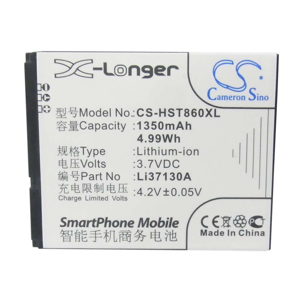 Cameron Sino X-Longer vooraanzicht: 1350mAh 3,7V 4,99Wh