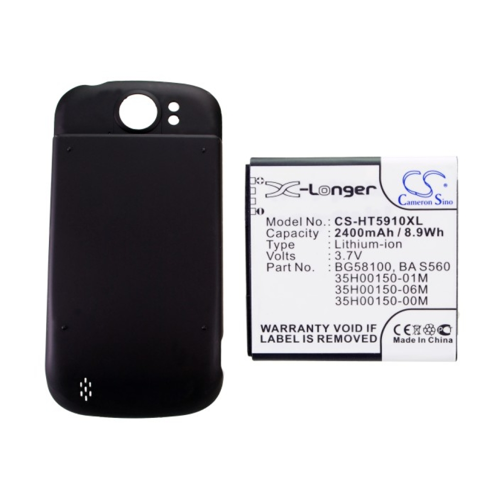 Batterij compatibel met HTC T-mobile CS-HT5910XL
