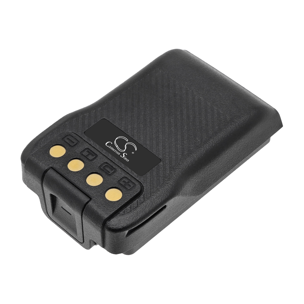 CS-HTC502TX Hytera portofoonaccu, bovenaanzicht van gouden contactpads