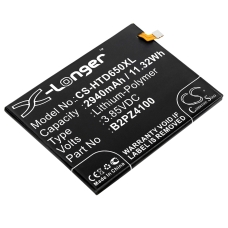 Compatibele batterijvervanging voor HTC 35H00267-01M,B2PZ4100
